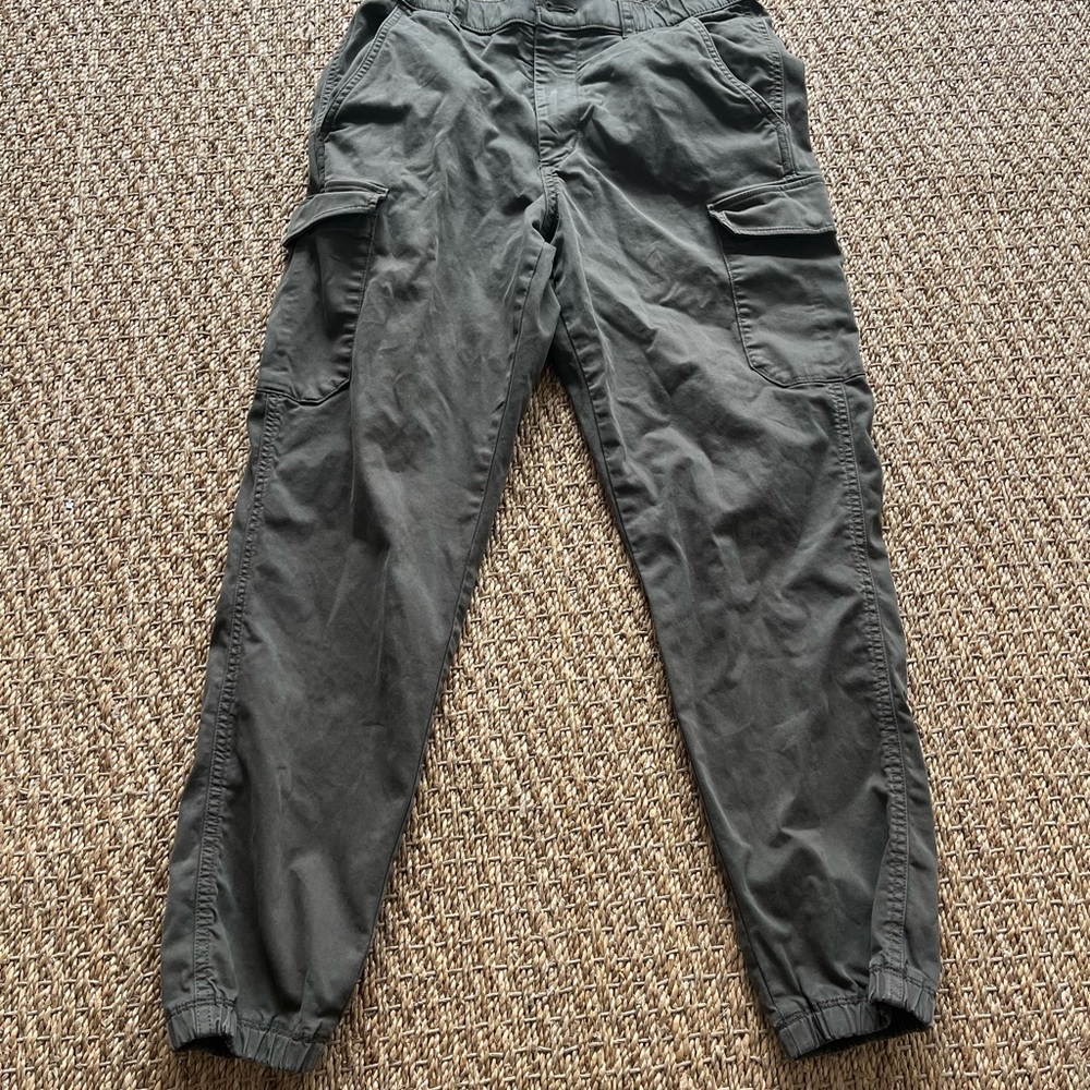 Unisex Uniqlo Dark Gray Cargo Pants